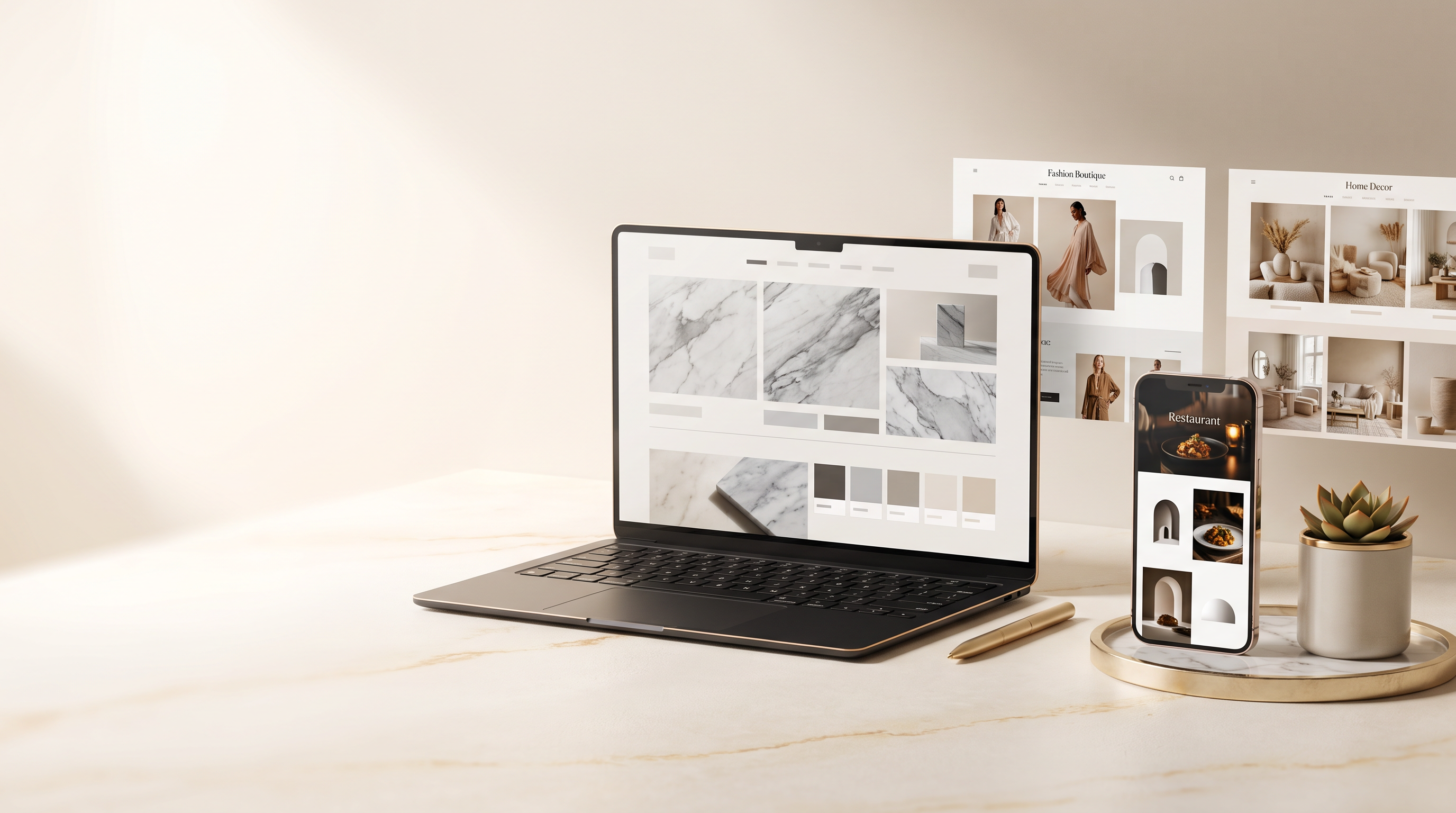 LaunchPages website template previews